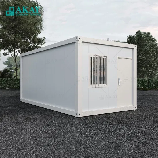 Prefabricados/Prefabricados Modulares Sitio portátil Alojamiento de oficina Campamento Envío Contenedor de paquete plano para Filipinas
